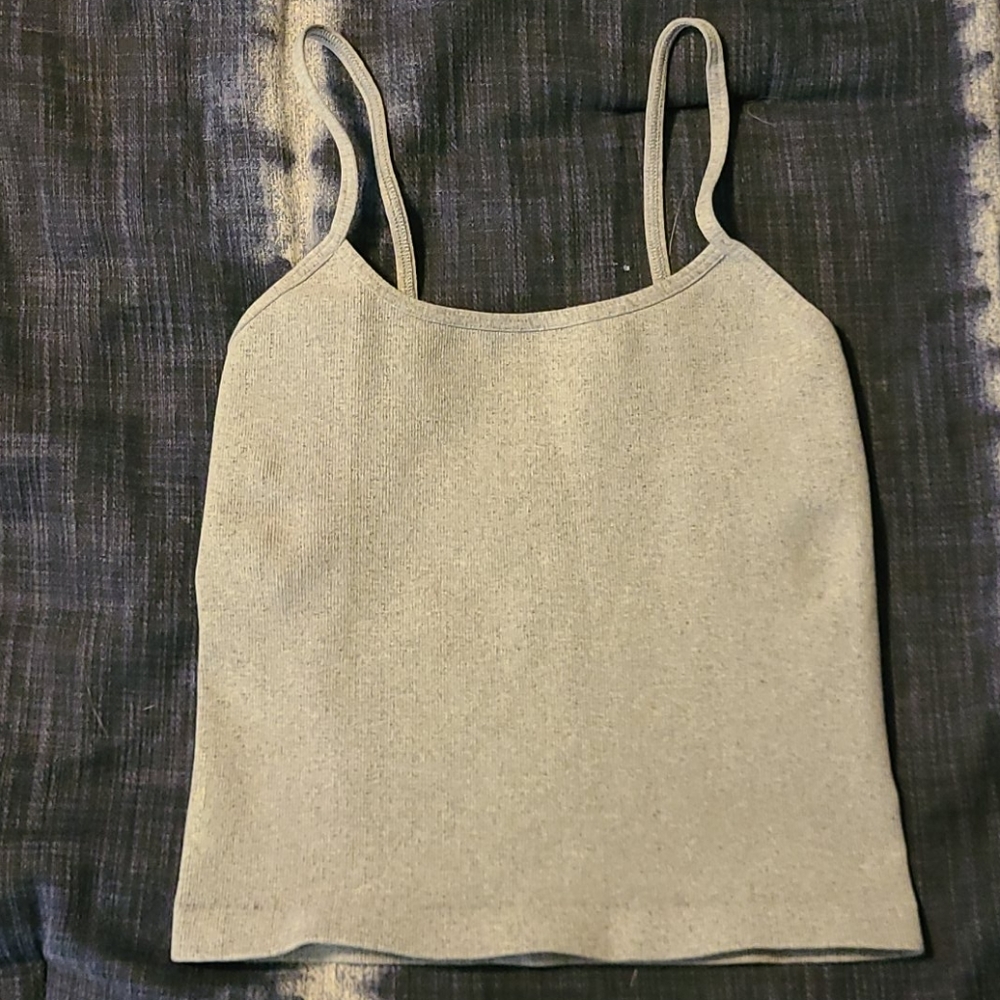 FP Grey Crop Tank M/L